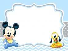 97 Printable Mickey Mouse Invitation Card Blank Template in Photoshop for Mickey Mouse Invitation Card Blank Template