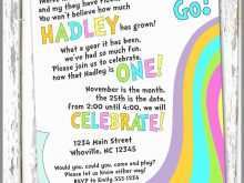 97 The Best Oh The Places You Ll Go Birthday Invitation Template Free Photo for Oh The Places You Ll Go Birthday Invitation Template Free