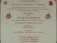 98 Blank Kannada Wedding Invitation Template With Stunning Design by Kannada Wedding Invitation Template