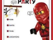 98 Blank Ninjago Party Invitation Template Free Now with Ninjago Party Invitation Template Free
