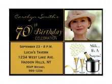98 Create 70 Year Old Birthday Invitation Template Maker by 70 Year Old Birthday Invitation Template