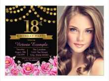 98 Free Example Of Invitation Card For 18 Birthday Layouts by Example Of Invitation Card For 18 Birthday