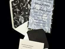 Vellum Wedding Invitation Template