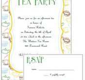 98 How To Create Afternoon Tea Invitation Template Blank Layouts with Afternoon Tea Invitation Template Blank