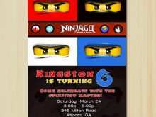 98 How To Create Ninjago Party Invitation Template for Ms Word with Ninjago Party Invitation Template