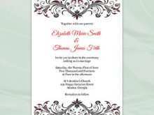 98 How To Create Wedding Invitation Template Pdf Maker with Wedding Invitation Template Pdf