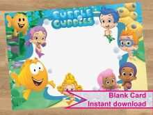 98 Report Bubble Guppies Blank Invitation Template PSD File by Bubble Guppies Blank Invitation Template