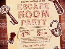 98 Standard Escape Room Birthday Invitation Template Photo by Escape Room Birthday Invitation Template