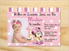 First Birthday Invitation Template