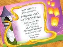 99 Blank Rapunzel Birthday Invitation Template in Word for Rapunzel Birthday Invitation Template