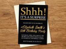 99 Creating Birthday Invitation Template Black And Gold Now for Birthday Invitation Template Black And Gold