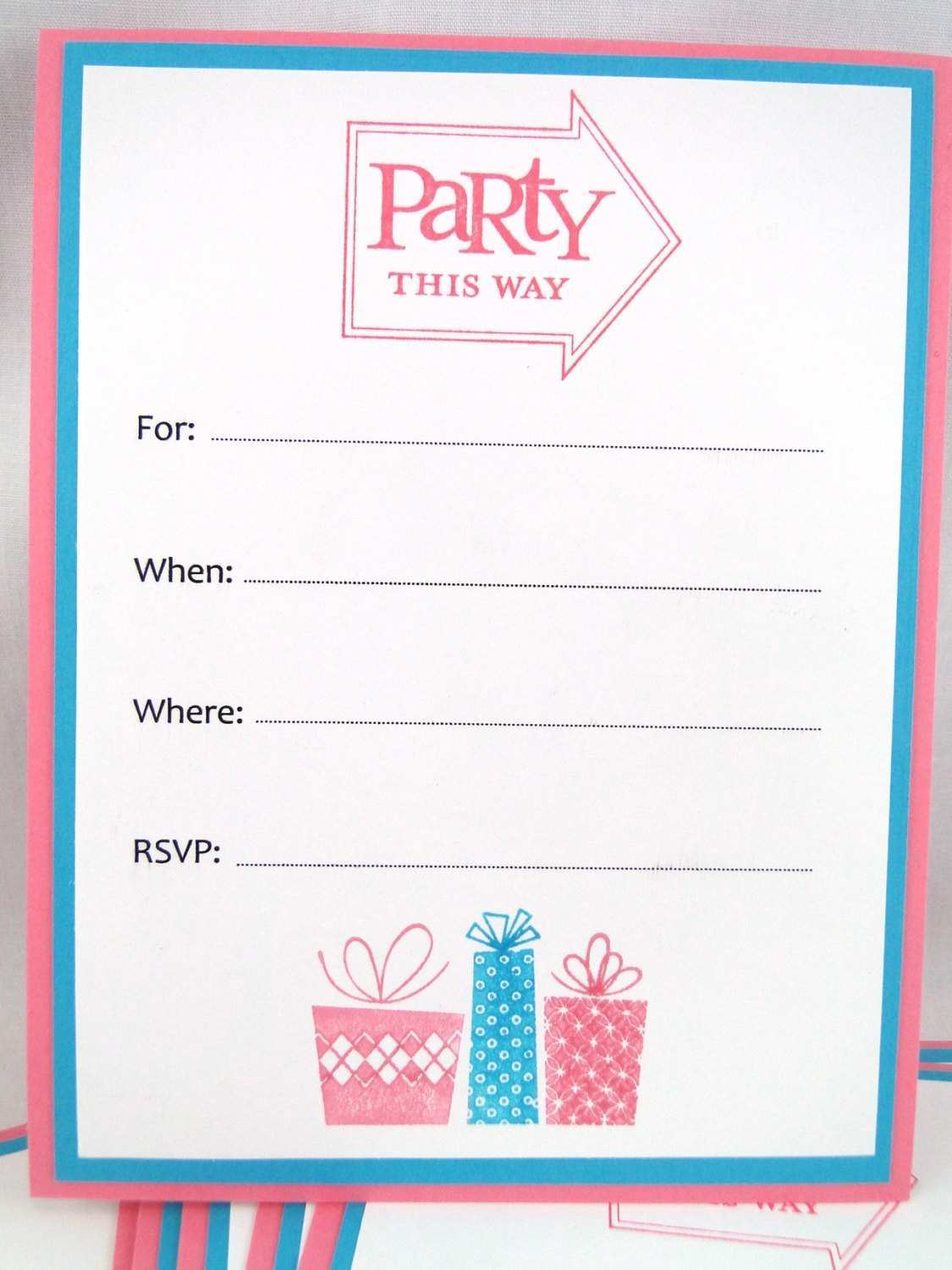 99 Creating Blank Party Invitation Template for Ms Word by Blank Party Invitation Template