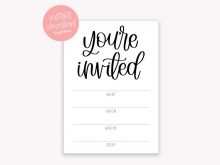 99 Creating Fill In Blank Invitations Photo with Fill In Blank Invitations
