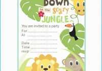99 Creative Jungle Birthday Invitation Template Free Now for Jungle Birthday Invitation Template Free