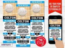 99 How To Create Volleyball Party Invitation Template PSD File for Volleyball Party Invitation Template