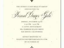 Formal Invitation Template Free