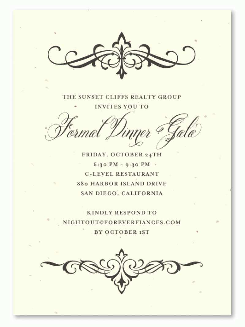 99 Online Formal Invitation Template Free Now by Formal Invitation Template Free