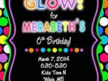 99 Online Neon Party Invitation Template Formating by Neon Party Invitation Template