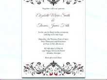 99 Standard Blank Wedding Invitation Templates Black And White Templates by Blank Wedding Invitation Templates Black And White