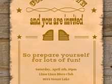 99 The Best Western Theme Party Invitation Template in Word with Western Theme Party Invitation Template