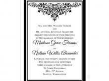 99 Visiting Wedding Invitation Template Black And White Photo by Wedding Invitation Template Black And White